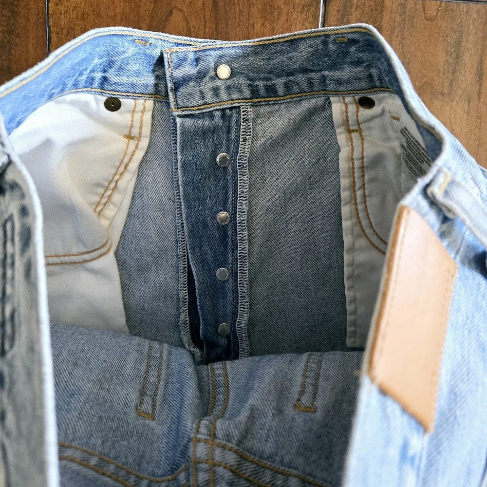 Citizens Of Humanity Sacha High Rise Wide Leg Button Fly Jean in Promise Size 26 - Picture 14 of 16